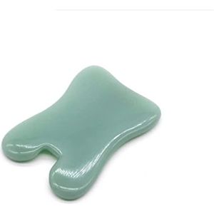 Gua sha Schraper Board Natuurlijke Jade Guasha Stone Board Facial Eye Guasha Plaat Jade Gezicht Massager Schraper Tool voor Gezicht Hals Terug Lichaam Druk Therapie Massage Tool Set (kleur: 3)