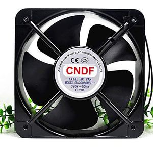 Industrial exhaust fan CNDF TA20060MBL-3 380V 0.28A double ball axial flow fan cooling fan