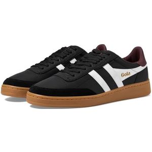 Gola Contact Leather Sneakers voor heren, Zwart, 40 EU