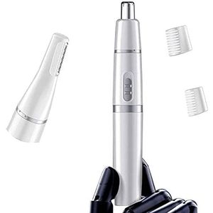 Neushaartrimmer, Neus- en oorhaartrimmer – pijnloos precisiegereedschap, nat/droog, gemakkelijk schoon te maken
