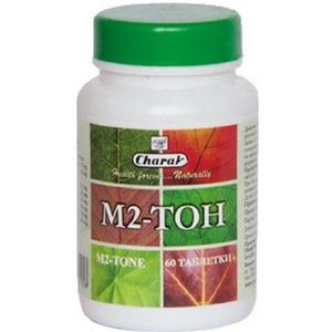 Charak M2-Tone 60 Tabs helpt bij het corrigeren van oestrogene insufficiëntie en ondersteunt ovariële functies