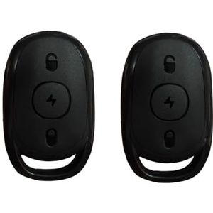 Booso 2 Stuks Kopieerafstandsbediening 3 Knoppen Slimme Duplicator 433MHz Duplicatorsleutel Hoge Gevoeligheid Draadloze Zender