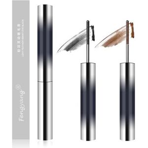 Fengyang 2 stuks waterdichte mascara, volume en lengte, zwart masker voor lengte en volume, zonder klontertjes of vlekken of afbladderen
