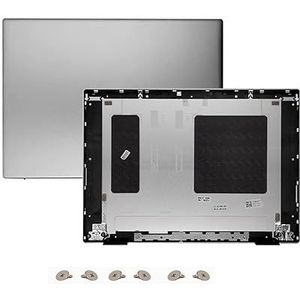 Zilveren LCD achterkant bovencover case achterdeksel compatibel met Dell Inspiron 14 Plus 7430 Laptop P/N: 0C8NR7