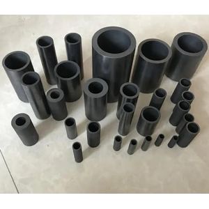 Grafietsmeltkroes met hoge sterkte Dun, lang en slank type Gepolijste hoge sterkte en hoge dichtheid Experimenteel smelten(Dia40 x H80)