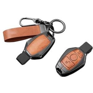 Autosleutel beschermhoes Voor W212 W204 W205 W463 W176 Lederen Auto Styling Key Case Cover Shell Voor A B C E Klasse GLS GLA GLK GLC CLS CLA Sleutel Shell(9)