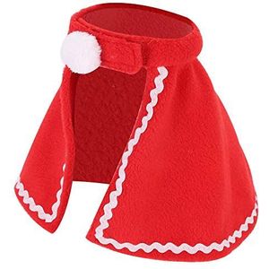 Kerstkostuum voor, huisdieren kleine dieren rode jas huisdier hond kat mantel zachte kleding kostuums konijn cavia hamster eekhoorn 1 (type 5)