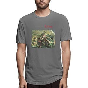 Throwing Copper Live Men's Short Sleeve Solid Crew Neck T-Shirt T-shirts & overhemden(X-Large)