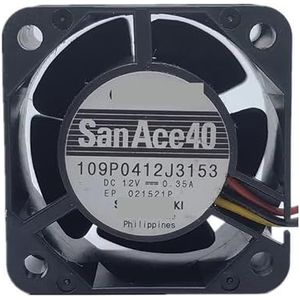 Voor Sanyo 109P0412J3153 DC12V 0.35A 4028 4cm luchtvolume inverter koelventilator