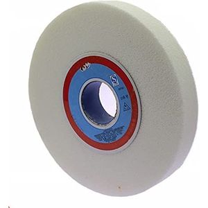 Bankslijpschijf, witte korundslijpschijf - OD: 250 mm, gatdiameter: 32 mm, dik: 25 mm 1 stuk, korrel 80 (Size : 100 Grit)