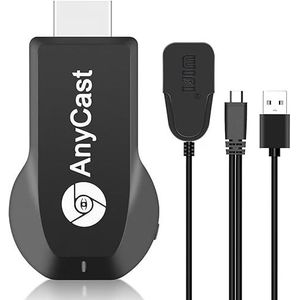 COMBLU Draadloze Display Adapter, 4K 1080 P HD-MI WiFi Mobiele Screen Mirroring Ontvanger Dongle voor i-Phone Mac i-OS Android naar TV Projector Ondersteuning Miracast Airplay DLNA