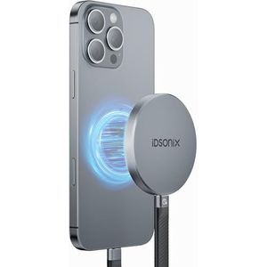 iDsonix Magnetisch Portable SSD 2TB, USB 3.2 Gen2x2 tot 2000 MB/s, Externe Solid State-schijf Compatibel met iPad, MacBook, PS5, Xbox - iQ20