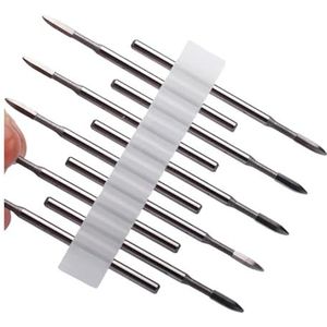 Nagelboorset, Nagelboortjesset for manicure, verpakking van 10 stuks Carbide aardbeinagelboortjes for manicure Gellak verwijderen Multicolor(No1 10pc(a44))