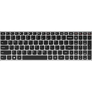 Lenovo Keyboard (US-INTERNATIONAL) Black Silver Frame, FRU5N20K13086 (Black Silver Frame)