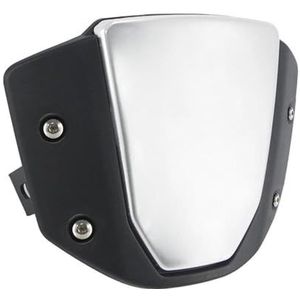 NANGAEBPPW Motorfietsruit Voor CB650R CB1000R CB 650R 1000R 2018-2020 Sportruit Winddeflector Vizier Bevestigingsbeugel(Zilver Zwart)
