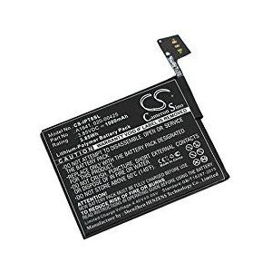 TECHTEK Batterij 1000mAh compatibel met A1574, iPod 7.1, iPod Touch 6th, touch 6th generation vervangt 020-00425, A1641