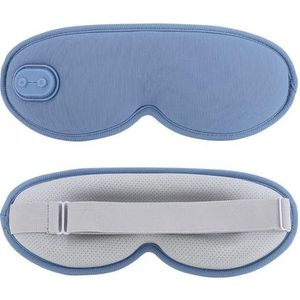Elektrisch grafeen warm kompres massage oogmasker 5 vibratiemodi 3-niveau verwarmde oogmassager verlichting vermoeidheid slaapmasker