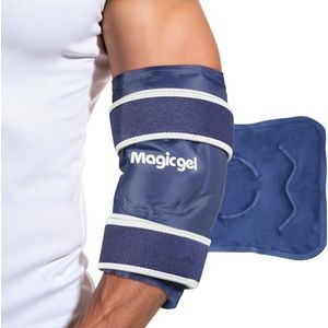 Magic Gel Elleboog Ice Pack Wrap - Herbruikbare en verstelbare armcompressiemouw voor blessures, sportblessures, mannen en vrouwen, flexibel en gemakkelijk te bevriezen koud kompres