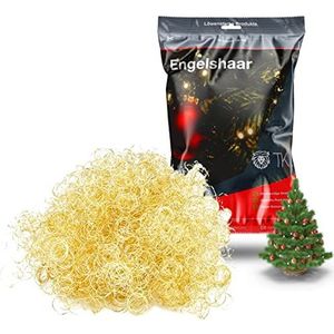 TK Group Timo Klingler engelenhaar 15 g gouden oorbellen voor kerstdecoratie advent (goud)