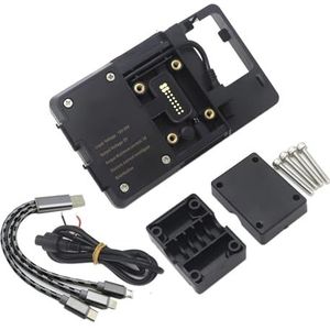 Telefoon Mount Handheld Gps Navigator Usb Oplader Motorfiets Telefoon Navigatie Houder Afrika Twin Voor BMW R1200GS R1200 GS GPS Navigatiehouder