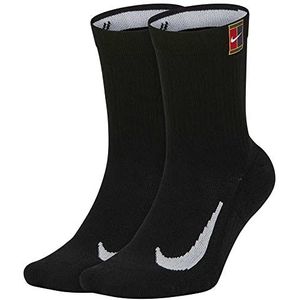 Nike Court Multiplier Cushioned Sokken voor heren, zwart/zwart, M