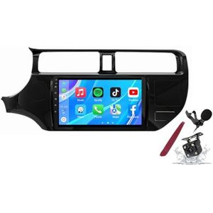 Android 14 Autoradio Sat Navi voor K-IA Rio (2012-2014) 9 Inch Touchscreen Multimedia Speler met Draadloze Carplay GPS Navigatie FM RDS Bluetooth 5G-WiFi SWC DSP,M100s