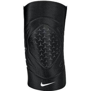 Nike Uniseks kniebeschermers voor volwassenen, 010 zwart/wit, M