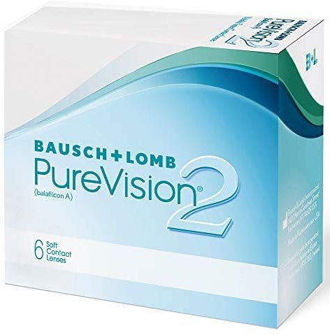 -5.25 - PureVision®2 - 6 pack - Maandlenzen - BC 8.60 - Contactlenzen