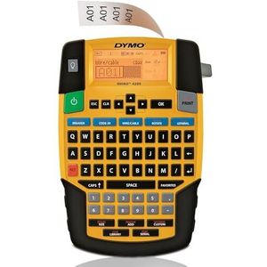 Dymo Rhino 4200 Labelprinter (zwart, geel, 6-19 mm, QWERTY, lithium-ion (Li-ion), geschenkdoos, China)
