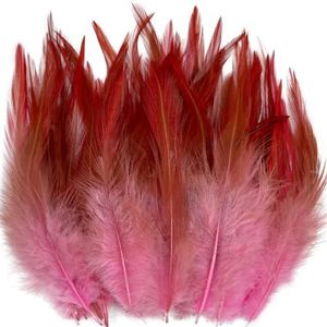 20 stuks kip fazant veren pluim ambachtelijke haaraccessoires DIY bruiloft middelpunt carnaval decoratie oorbellen sieraden maken-roze veren