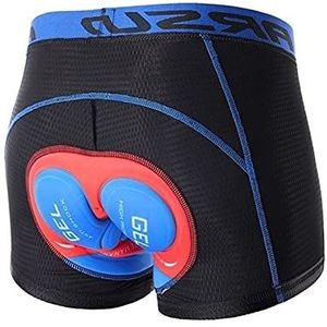 Fietsshorts, gewatteerde shorts, heren fietsbroek fietsen 5D gel pad mountainbike MTB shorts schokbestendige weg fiets onderbroek downhill shorts (kleur: U05 R siliconen, maat: M)