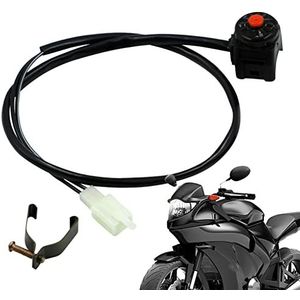Keenso Motorfiets stuurschakelaar, universeel, 12 V motorfiets, 7/8 inch stuur, koplampschakelaar, dubbele bediening, mistlampen, schakelaar claxonschakelaar, D, default Keenso Motorfiets stuurschakelaar, universeel, 12 V motorfiets, 7/8 inch stuur, koplampschakelaar, dubbele bediening, mistlampen, schakelaar claxonschakelaar, D, default