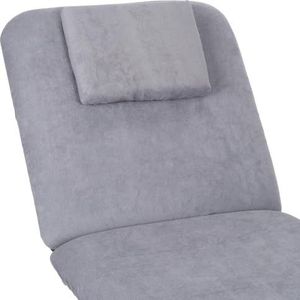 Habys Badstof overtrek voor therapieligstoel, massagestoel Fortis 2, hoeslaken, katoen, grijs