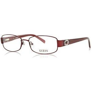 Guess Brilmontuur GU2367-BU-55 rechthoekig brilmontuur 55, rood