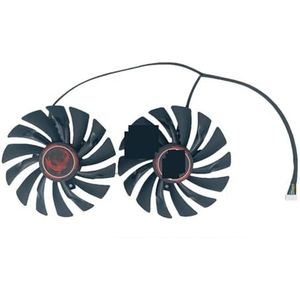 95MM 2PCS VGA grafische kaarten koelventilatoren koeler voor MSI voor GTX 980Ti 970 R9 380 390 390X GAMING GPU-ventilator(960 950 980 9R 4PIN)