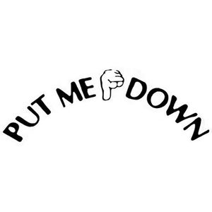 Wc-bril sticker kunststickers ""Push Me Down"" teken sticker, badkamer keuken muurstickers muurkunst doe-het-zelf muurschildering decor