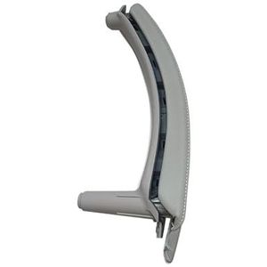 Auto interieurdeurgrepen Voor BMW X5 X6 E70 E71 E72 2007-2014 Linker Rechter Binnendeurhendel Voor Passagiers Met Leren Bekleding(Left Gray)