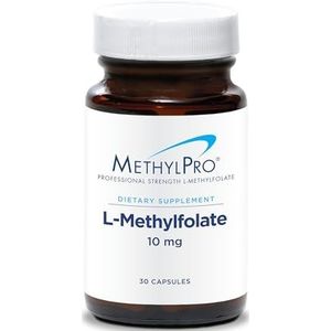 MethylPro L-Methylfolate 10 mg - 10000 mcg Professional Strength Active Folate, 30 Capsules