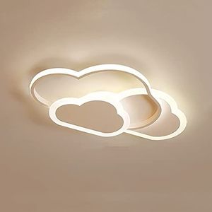 Plafondlamp Slaapkamerlamp Eenvoudige moderne Creatieve Cloud-vormige plafondlamp Woonkamer Slaapkamer Corridor en kinderkamer Plafondlamp Plafondlampen(White)