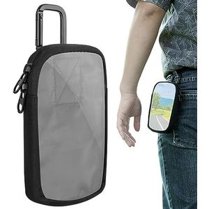 Muziek-Player-hoes, multimediaspeler touchscreen-tas - reisetui met karabijnhaak voor MP3, MP4, USB-kabel, hoofdtelefoon, muziekspeler accessoires Tsuchiya