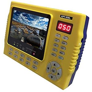 Satellietzoeker, 4,3-inch LCD-scherm Kpt-958l Dvb-s2 Satellietzoeker MPEG4 Satfinder-meter 1080p Multifunctionele Digitale Satellietmeter