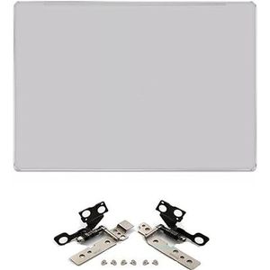 WANGHUIH LCD achterkant achterklep deksel topcase + schermscharnier scharnieren compatibel met Dell Inspiron 13 7370 7373 7380 P83G laptop Non-Touch versie