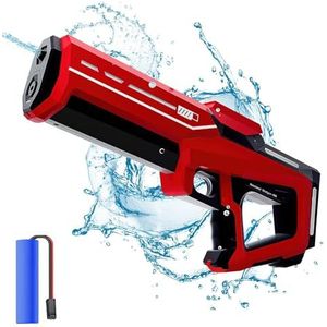 Elektrisch waterpistool met automatische wateropname, 300 ml, 2-in-1 elektrisch waterspuitpistool, waterpistool, elektrisch waterpistool, voor volwassenen, elektrisch waterpistool, voor kinderen