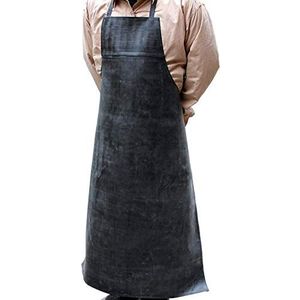 Sonew Gereedschap Schorten, Zuurbestendige Schort Waterdicht Zuurbestendig Oliebewijs Bescherming Werk Schort Voor Afdrukken Verven Aquacultuur, Zwart, Eén maat