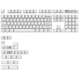 PLCPDM 133Keys Aangepaste US Dollar Theme Key Caps Dye Sublimatie Keycap Sleutel Voor Mechanische Toetsenborden