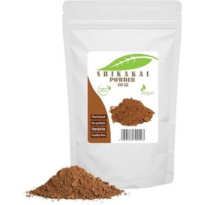SHIKAKAI POEDER - 100/200/300 Gr - Goede haarreinigende eigenschappen | Geschikt voor alle haartypes & vette huid, probleemhuid | 100% puur en natuurlijk (100 Gr)