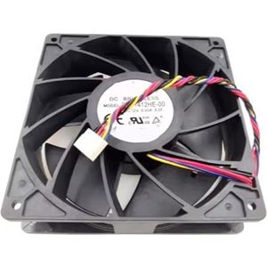 Ventilator voor server PFC1412HE-00 12 V 9,00 A 140 x 140 x 38 mm 14038 108 W 14 cm 380 CFM E10 (2 draden)