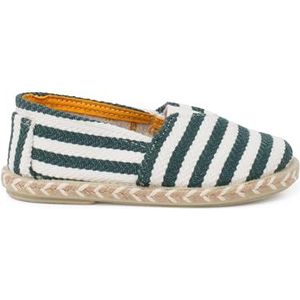 Pisamonas Gestreepte Camping-Espadrilles Met Elastiek Maat 22 Kleur Verde