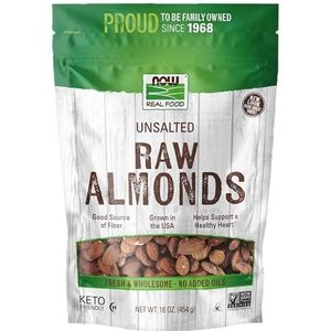 NOW Raw Almonds 454g