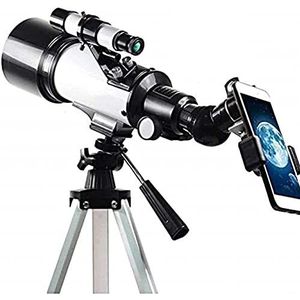 High Power Telescoop Astronomische refractor, verstelbare statief en mobiele telefoonadapter, draagbare telescoop for kinderen, volwassenen en beginners